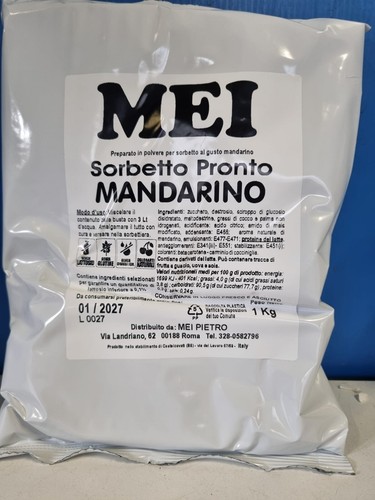 Sorbetto pronto mandarino - sorbetto,