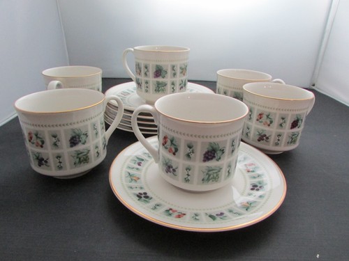Tazze piattini arazzo - 6x, e