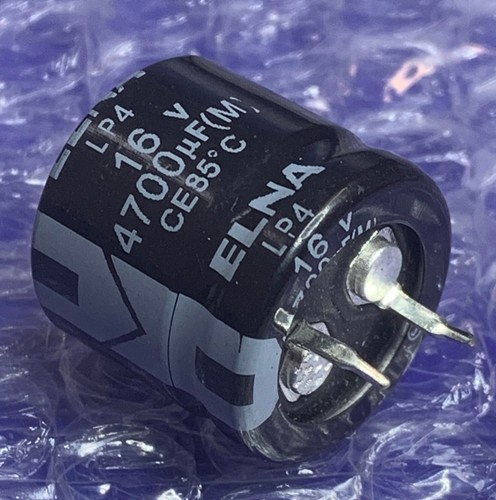 Elna 4700uf 16v lp4 - elna, 85°