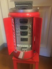 COCA COLA radio CD cassette stereo AKURA con  telecomando vintage