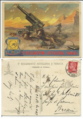 Cartolina reggimento - cartolina,