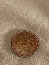 MONETA DA 2 DUE EURO REPUBBLICA ITALIANA 2002 2012 RARA COMMEMORATIVA