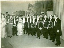 1929 SANREMO Pietro CANONICA con gli interpreti di MIRANDA al CasinÃ² Municipa