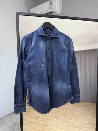 Dsquared2 camicia uomo denim - dsquared2,