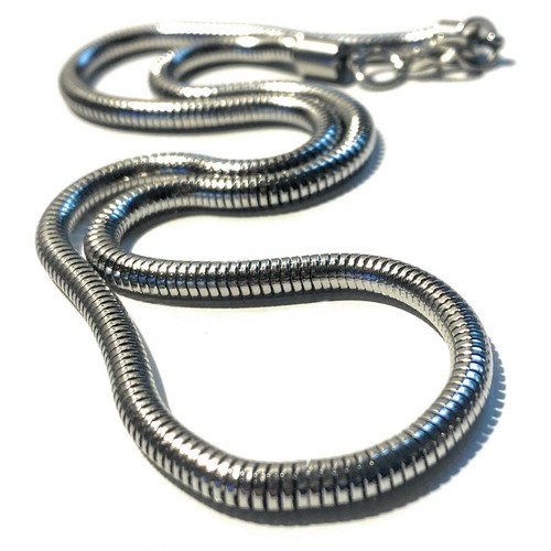Collana catenina acciaio - collana,