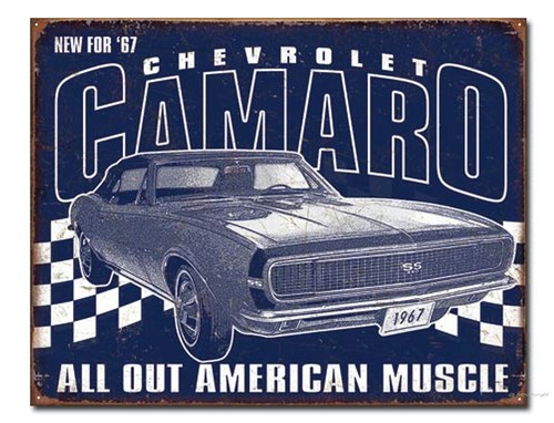 Camaro schild 40 - 40, groß