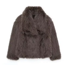 Pelliccia donna casual Bianco