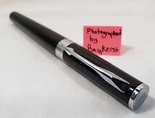 Penna stilografica Parker Ingenuity nera argento cromata quinta tecnologia