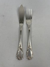 Christofle Paris Francia - Posate da pesce - Modello: 'Marly' - Argentato