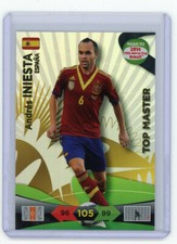Andres Iniesta TOP MASTER Panini Road to 2014 FIFA World Cup Brazil Adrenalyn xl