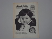 advertising Pubblicità 1971 BAMBOLA MICHELA SEBINO