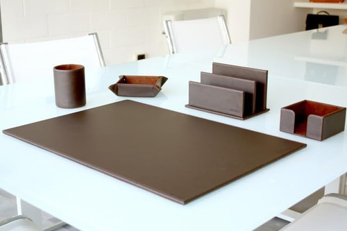 Set ufficio pelle di - in,