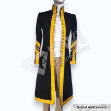 Cappotto donna nero oro