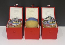 3 palline di Natale in vetro