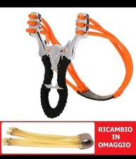 FIONDA DI PRECISIONE IN ACCIAIO Toro CATAPULTA CACCIA SPORT GIOCO CAMPEGGIO +Ric