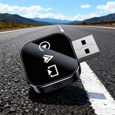  Adattatore Wireless CarPlay Android Auto Mirror Link BT5.0 USB Plug & Play per Auto