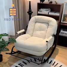 Sedia a dondolo lusso divano letto salotto poltrone casa soggiorno sedie reclinabili