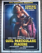 ANNA QUEL PARTICOLARE PIACERE manifesto poster affiche Edwige Fenech Boa Piume