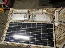 PANNELLO Solare + 5 LAMPADE. FOTOVOLTAICO ENERGIA IMPIANTO ELETTRICO BAITA