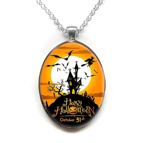 Collana con ciondolo - , ovale