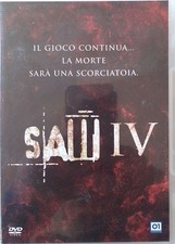 DVD: "SAW IV (4)- IL GIOCO CONTINUA"