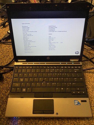 Elitebook 2540p laptop - hp,