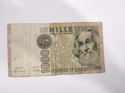 Banconota mille lire marco - banconota,