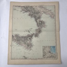 Mappa Sud Italia Sicilia