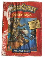 HeroQuest Kellar's Keep Quest Pack 1991 vintage SCATOLA GIOCO VUOTA Hero Quest Poor