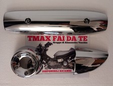 PROTEZIONE PARACALORE SCARICO TMAX 500 2008 2011  CROMO