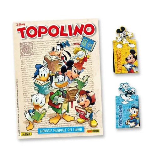 Topolino 3622 con segnalibri - topolino,