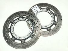COPPIA DISCHI FRENO ANTERIORI 5MM FRONT BRAKE DISCS YAMAHA R6+R1 98-01 300MM