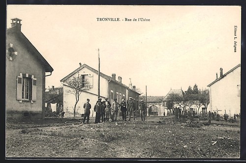 Cpa tronville rue l - tronville,, de