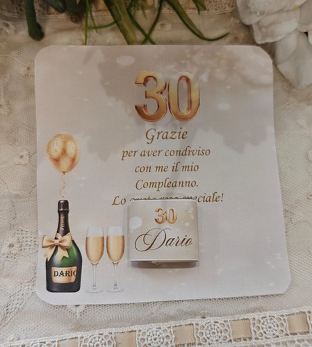 Segnaposto compleanno anni - segnaposto,
