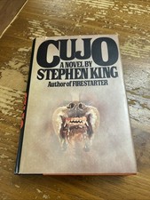 STEPHEN KING CUJO 1981 HARD COVER BOOK HCDJ