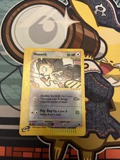 Pokemon Card Meowth 121/165 Expedition Holo Reverse Eng