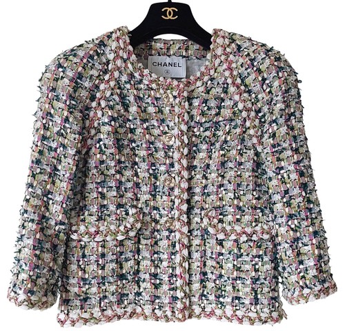 Chanel veste tweed multicolore - tweed,