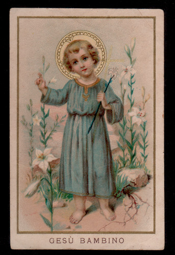 Antico santino holy - santino, card