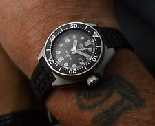 SEIKO VINTAGE DIVER BABY APOCALYPSE NOW "CAPTAIN WILLARD" 35MM STEEL WATCH UHR