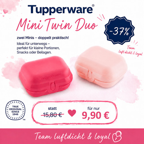 Tupperware mini twin box - mini, 2