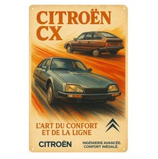 Poster in metallo per auto