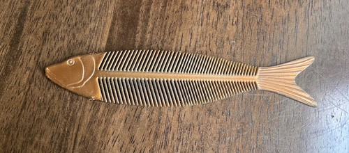 Pettine capelli osso pesce - capelli,