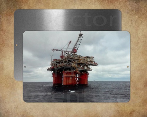 Ocean oil rig - oil, drill