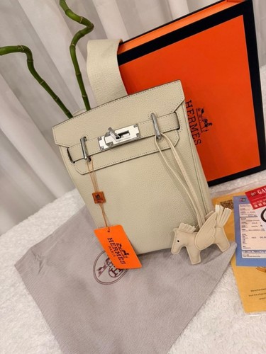 Hermès borsa tracolla pelle - a,