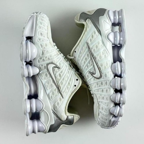Nike shox bianco - nike, bianco/argento