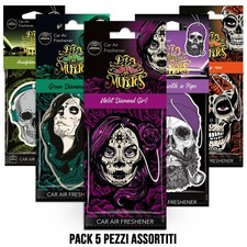 Deodorante profumo auto da appendere - KIT 5 PZ - Dia de los Muertos - AROMA CAR