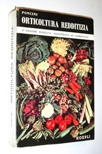 MANUALI HOEPLI - ORTICOLTURA REDDITIZIA - S. PONCINI  - HOEPLI  1962