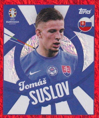Adesivo topps uefa euro - euro, 2024