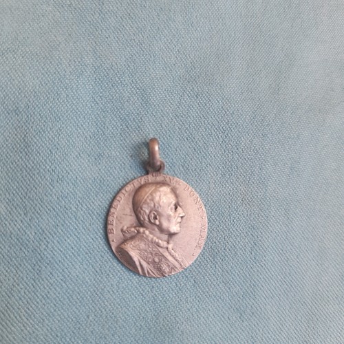 Medaglia argentata papa - di,