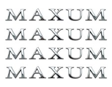 Adesivi barca Maxum (set di 4)